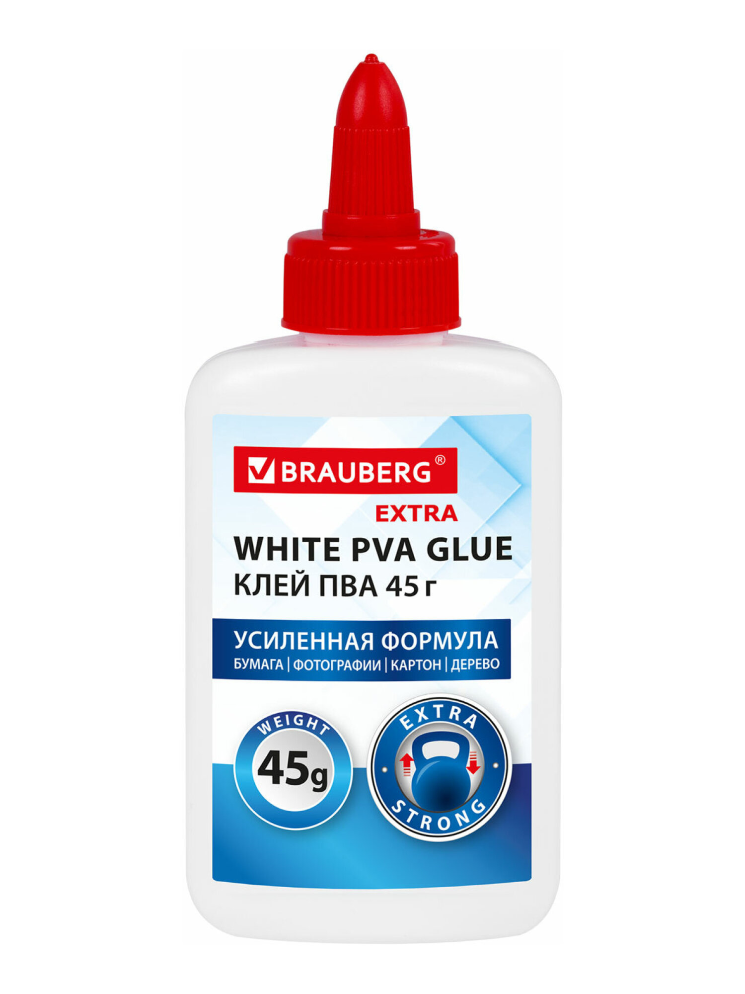 Клей ПВА Brauberg 45 г 1 шт. - фото 2
