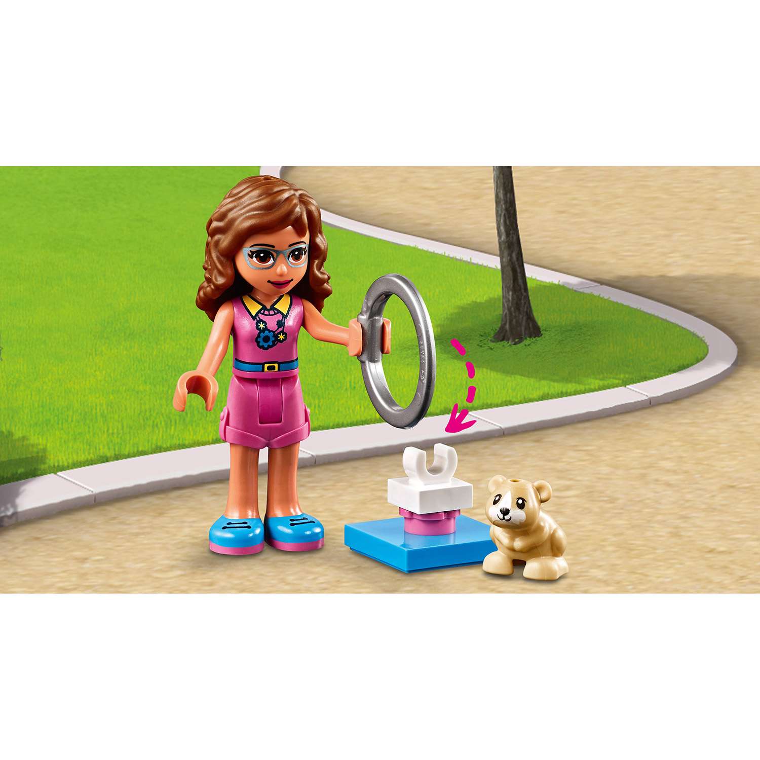 Конструктор LEGO Friends Игровая площадка хомяка Оливии блочный - фото 7