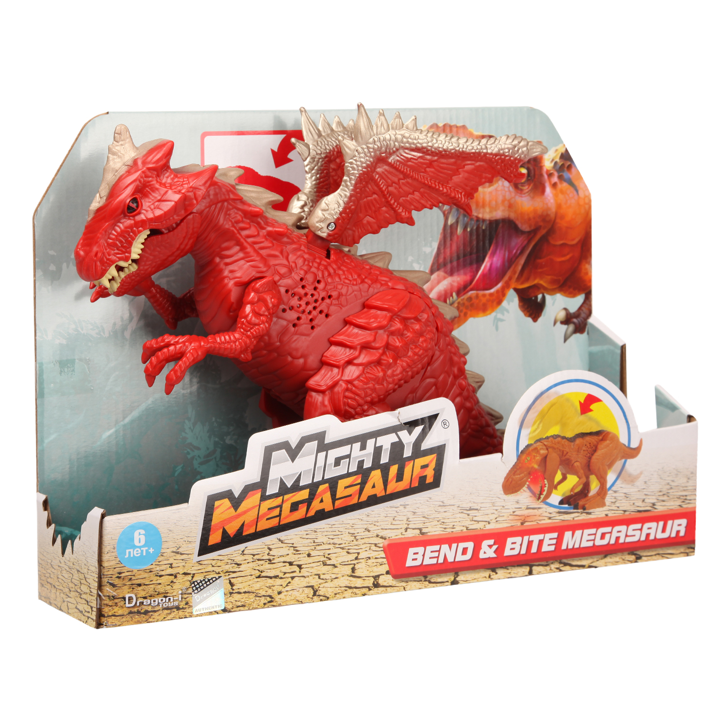 Фигурка Mighty Megasaur Нажми и кусай - фото 2