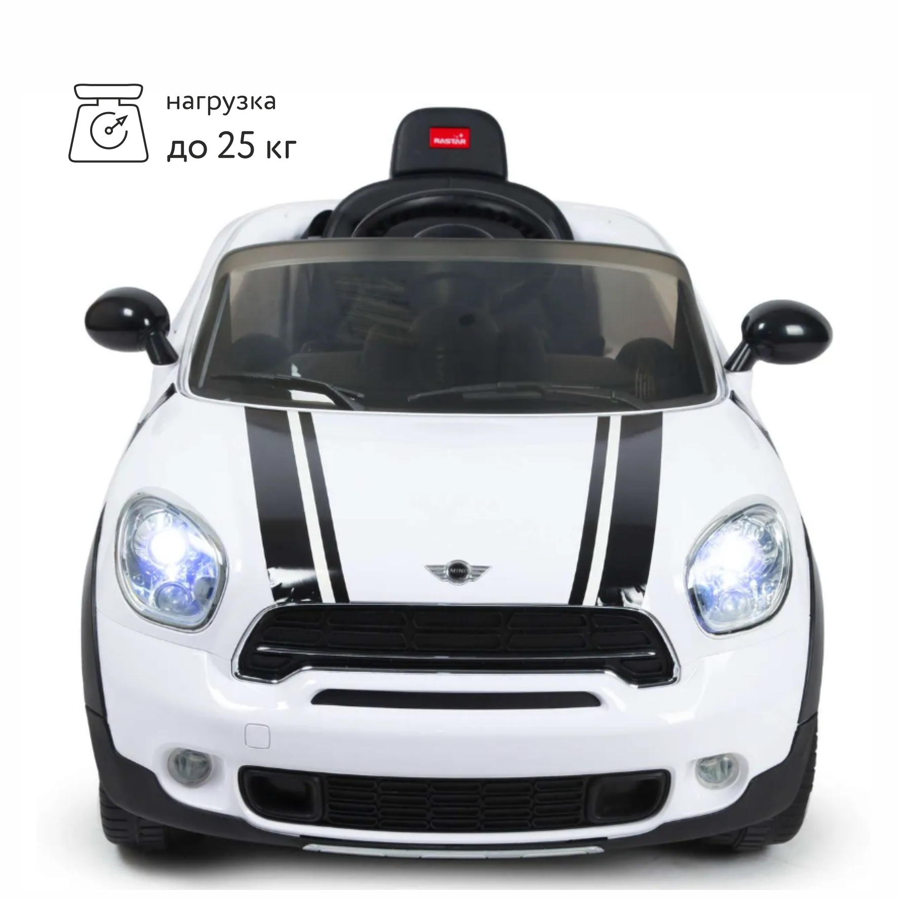 Автомобиль Rastar Mini Cooper С пультом ДУ - фото 5