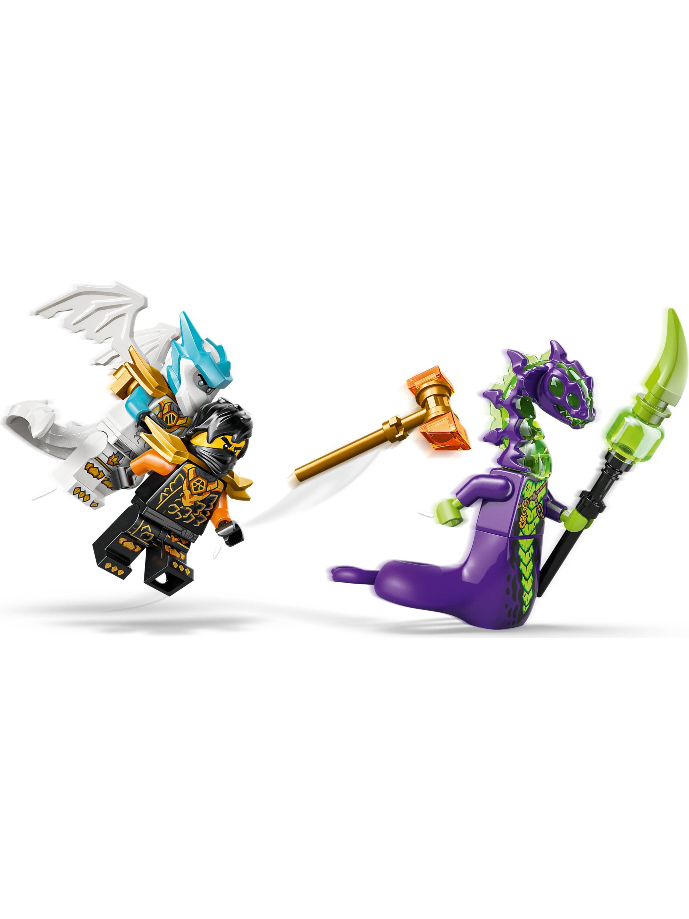 Конструктор LEGO NINJAGO мех Коула и Дракон Зейн 364 дет. - фото 5