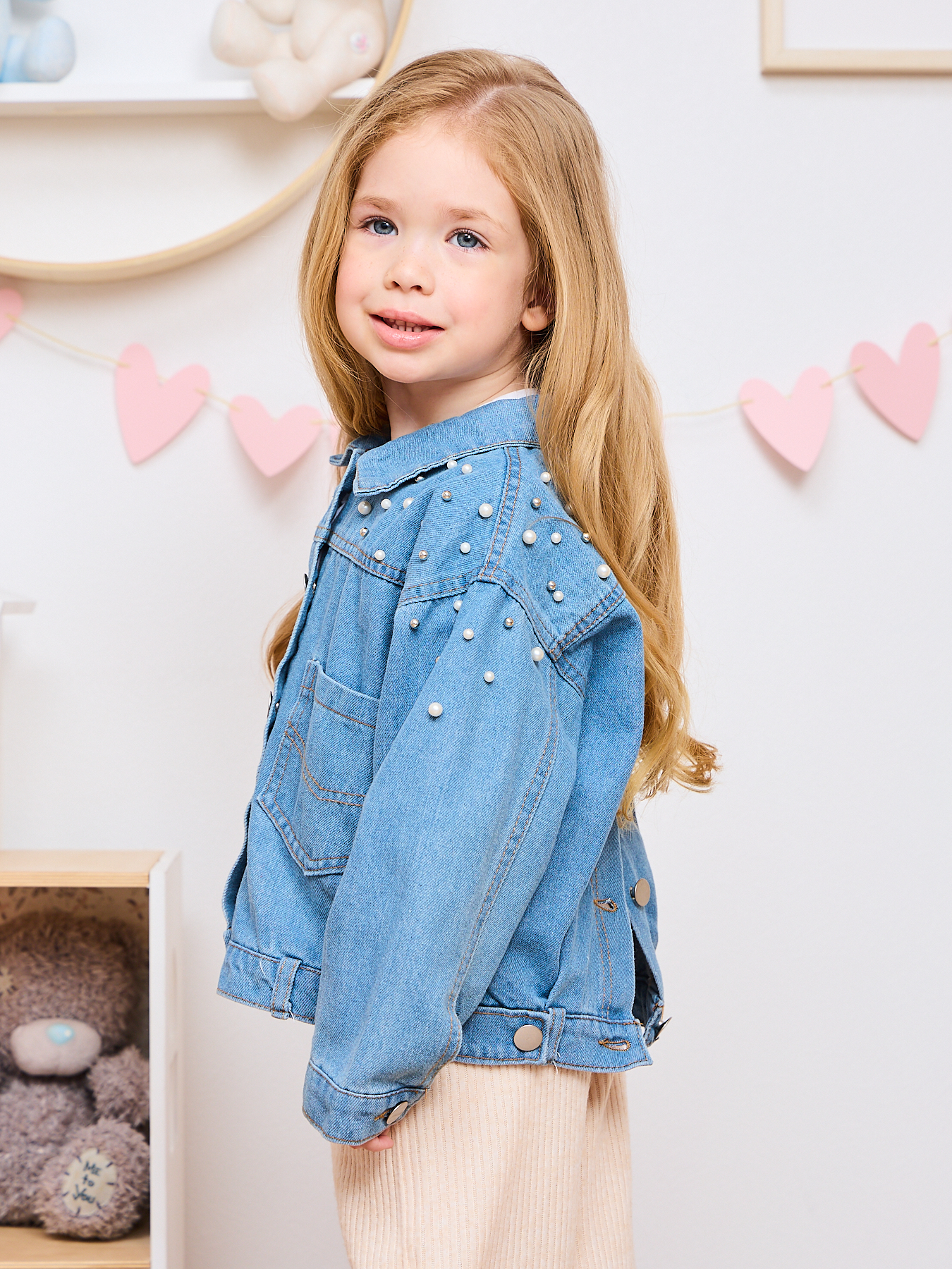 Куртка джинсовая Artcher Джинсовка003Бусинки - фото 7