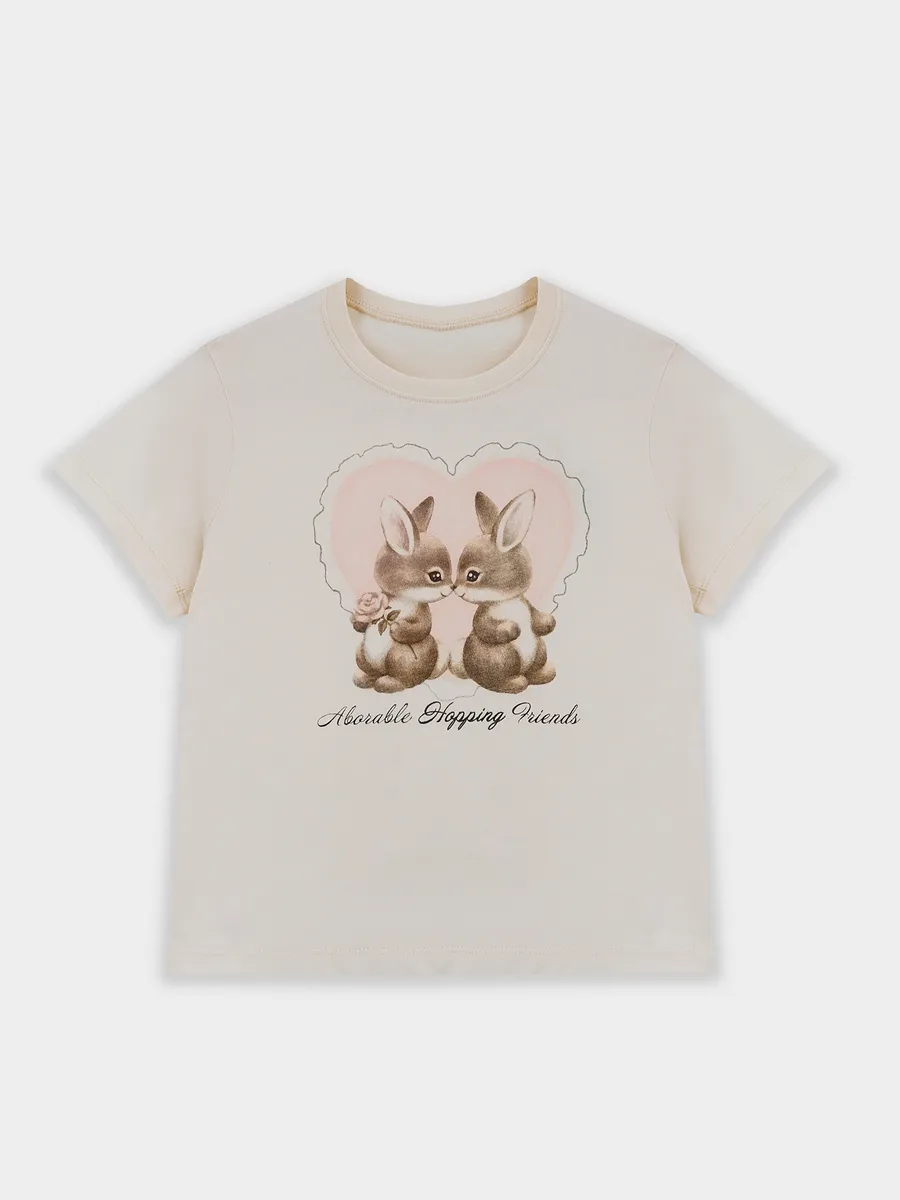 Пижама Mark Formelle (Марк Формэль) 567735/молочный +зайчики на розовом - фото 5