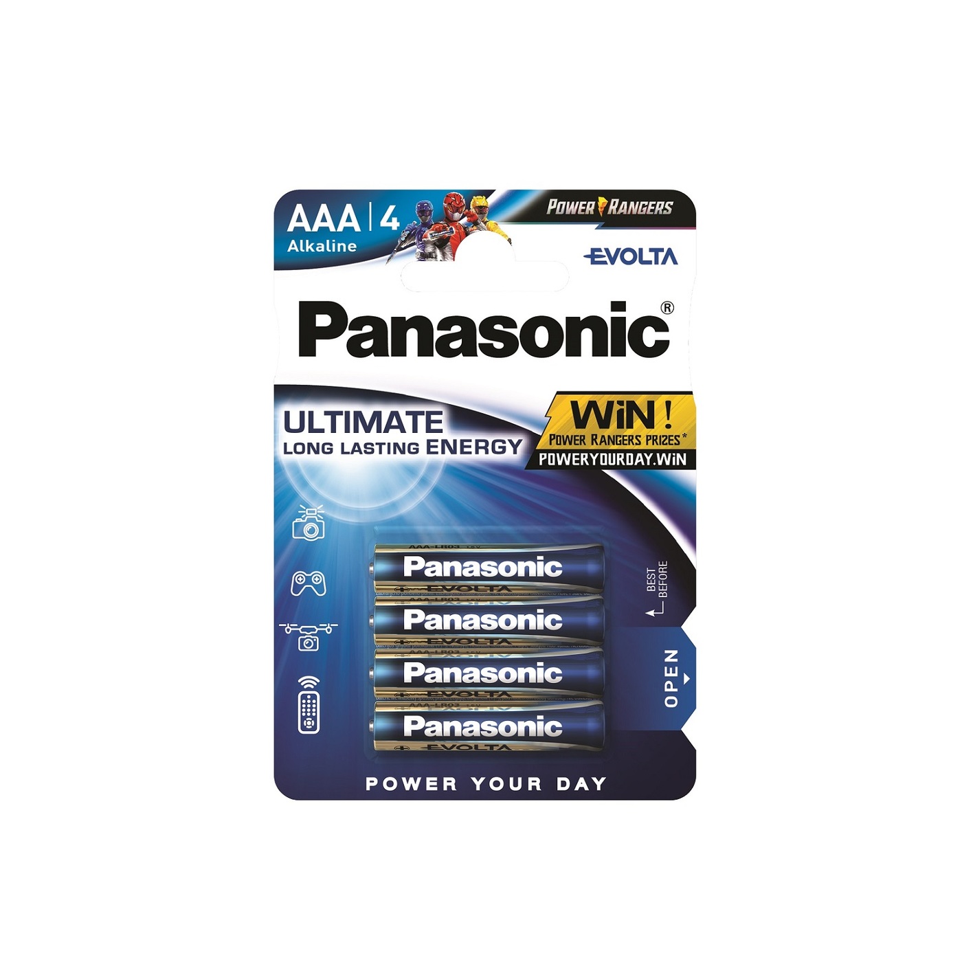 Щелочная батарейка Panasonic LR03EGE/4BP - фото 1