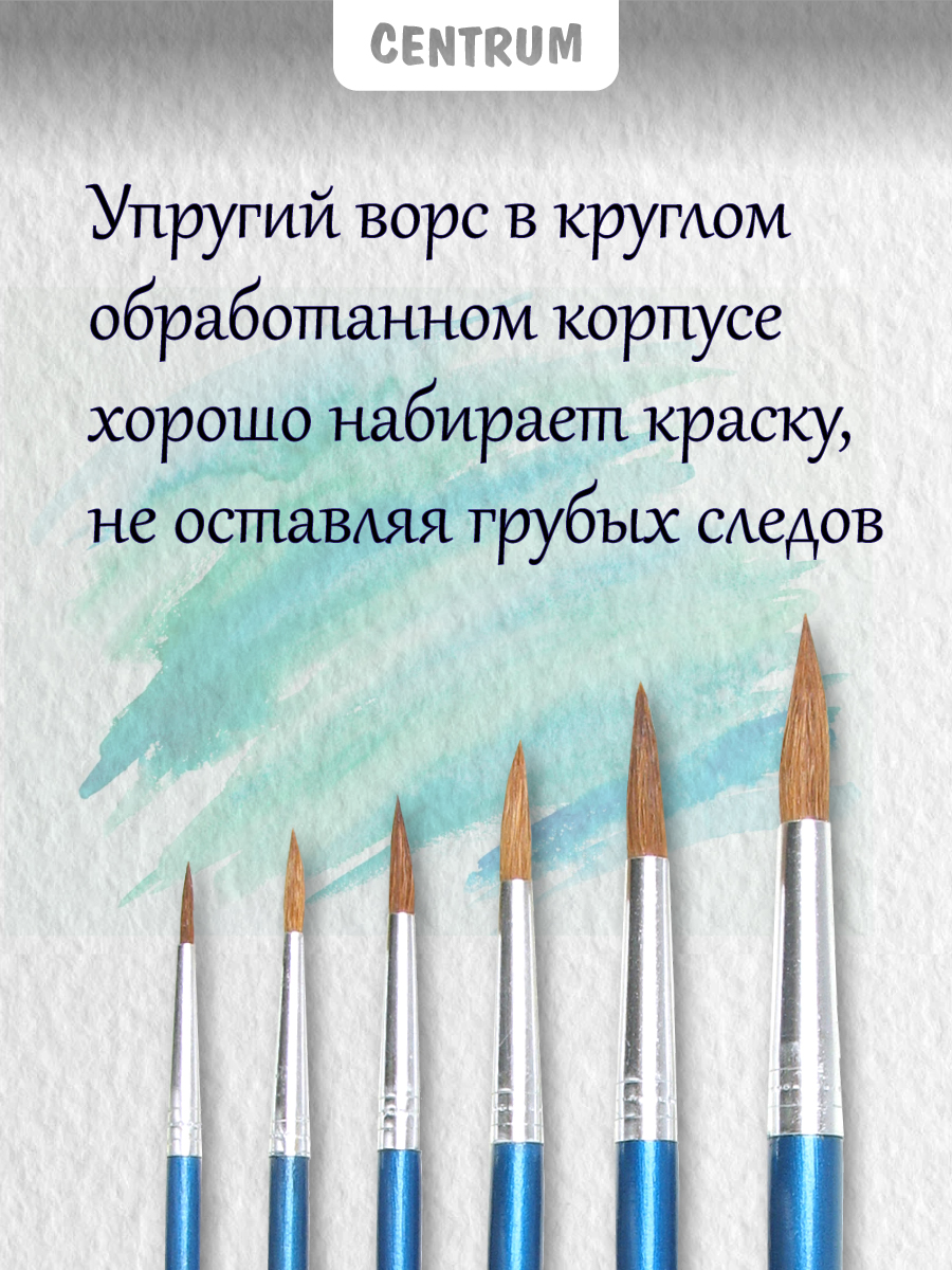 Кисть CENTRUM 6 шт. - фото 4
