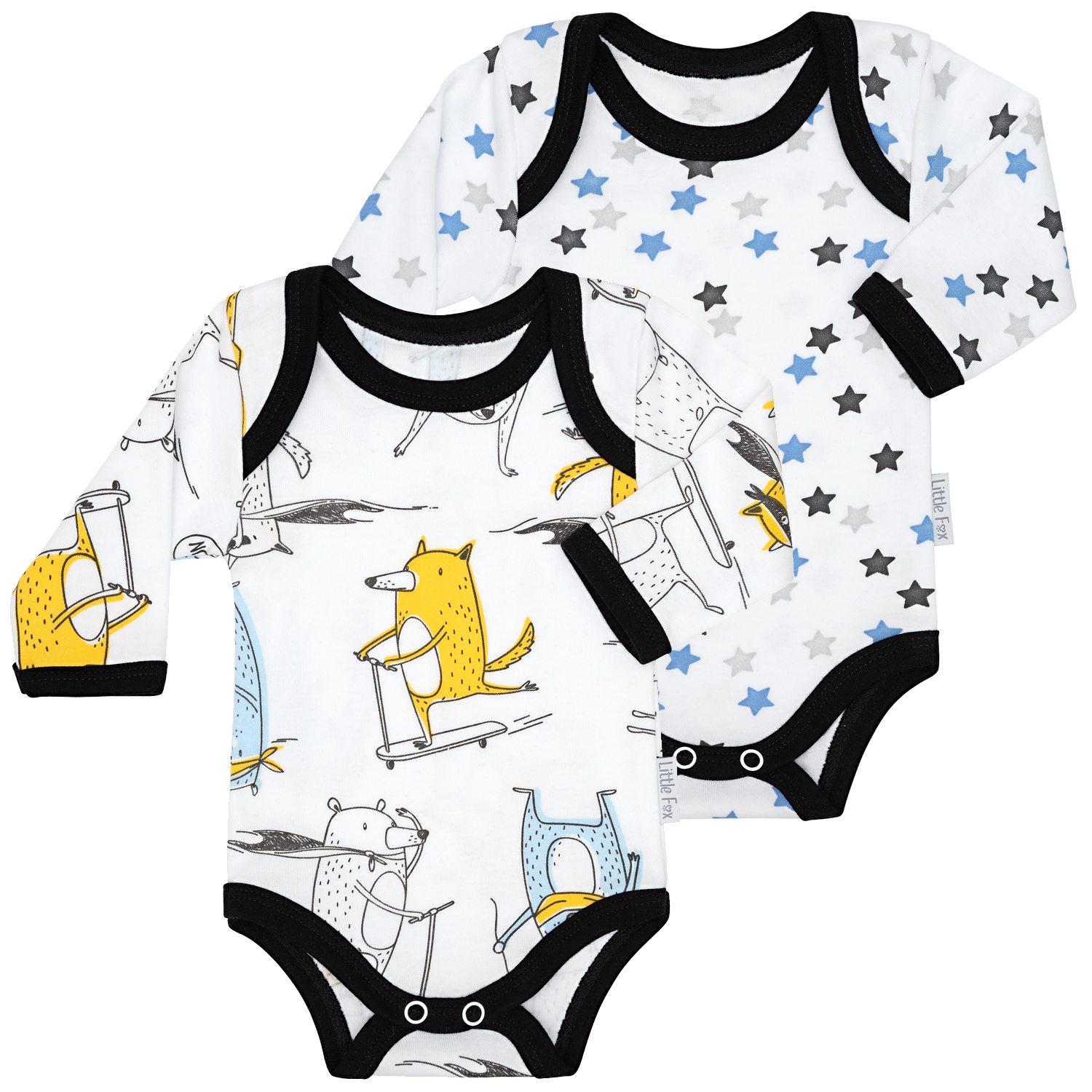 Боди 2 шт Little Fox 1LF2LC04/04 - фото 1