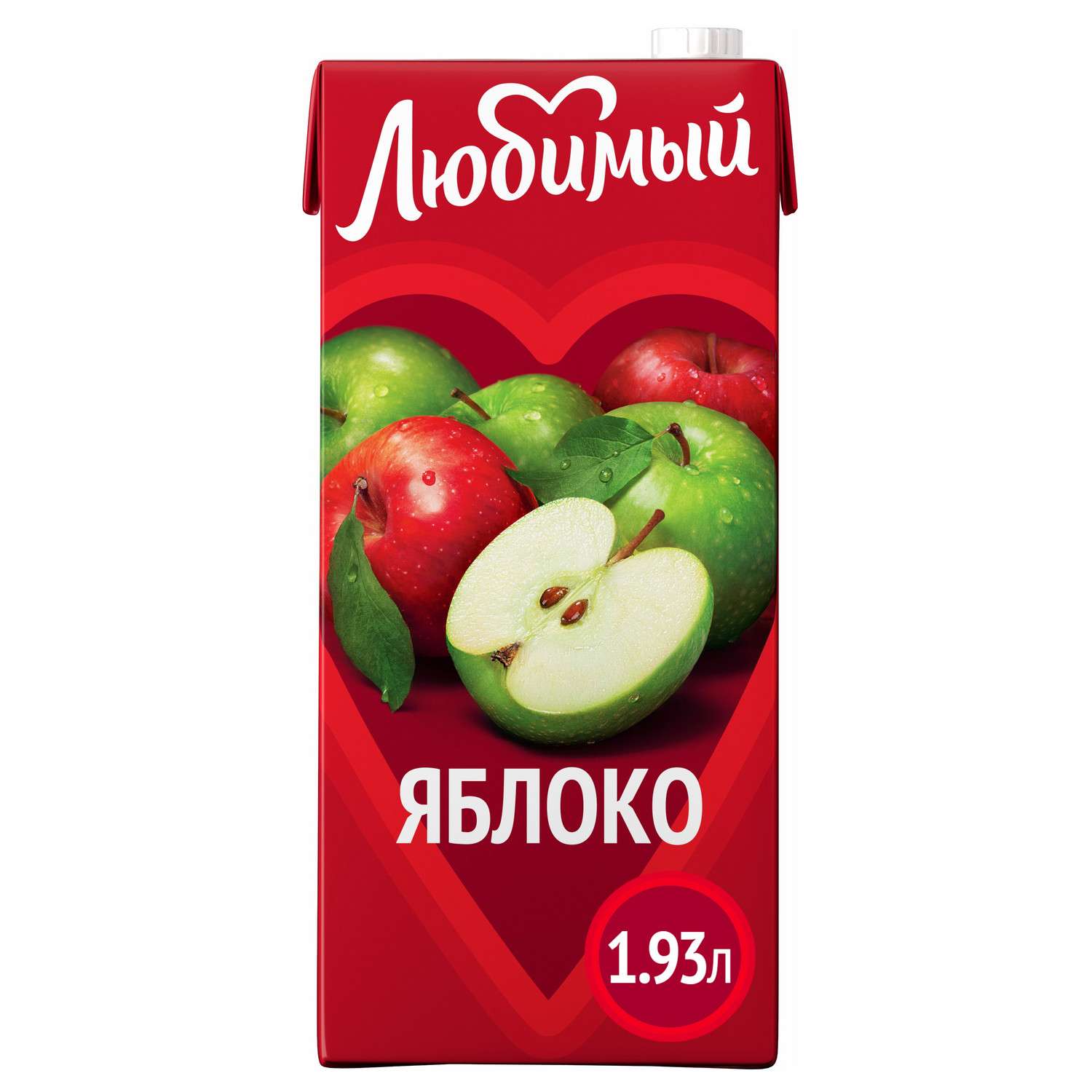 Напиток сокосодержащий Любимый из яблок осветленный 1.93л - фото 1