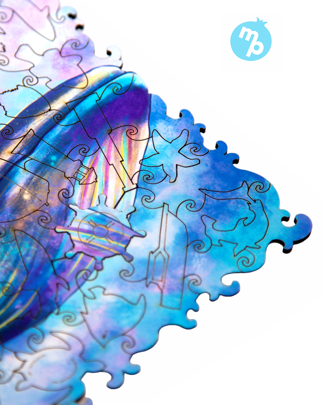 Пазл 1TOY Волшебный кит деревянный - фото 12