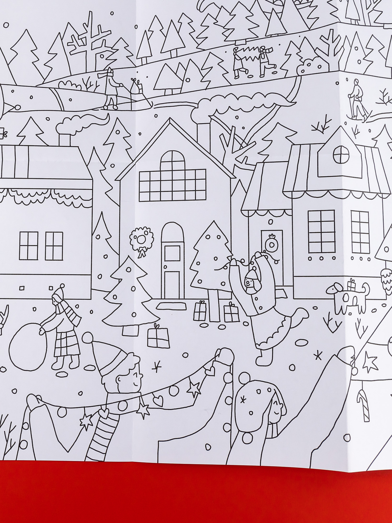 Раскраска Альпина. Дети Скоро Новый год! Раскраска-плакат - фото 4