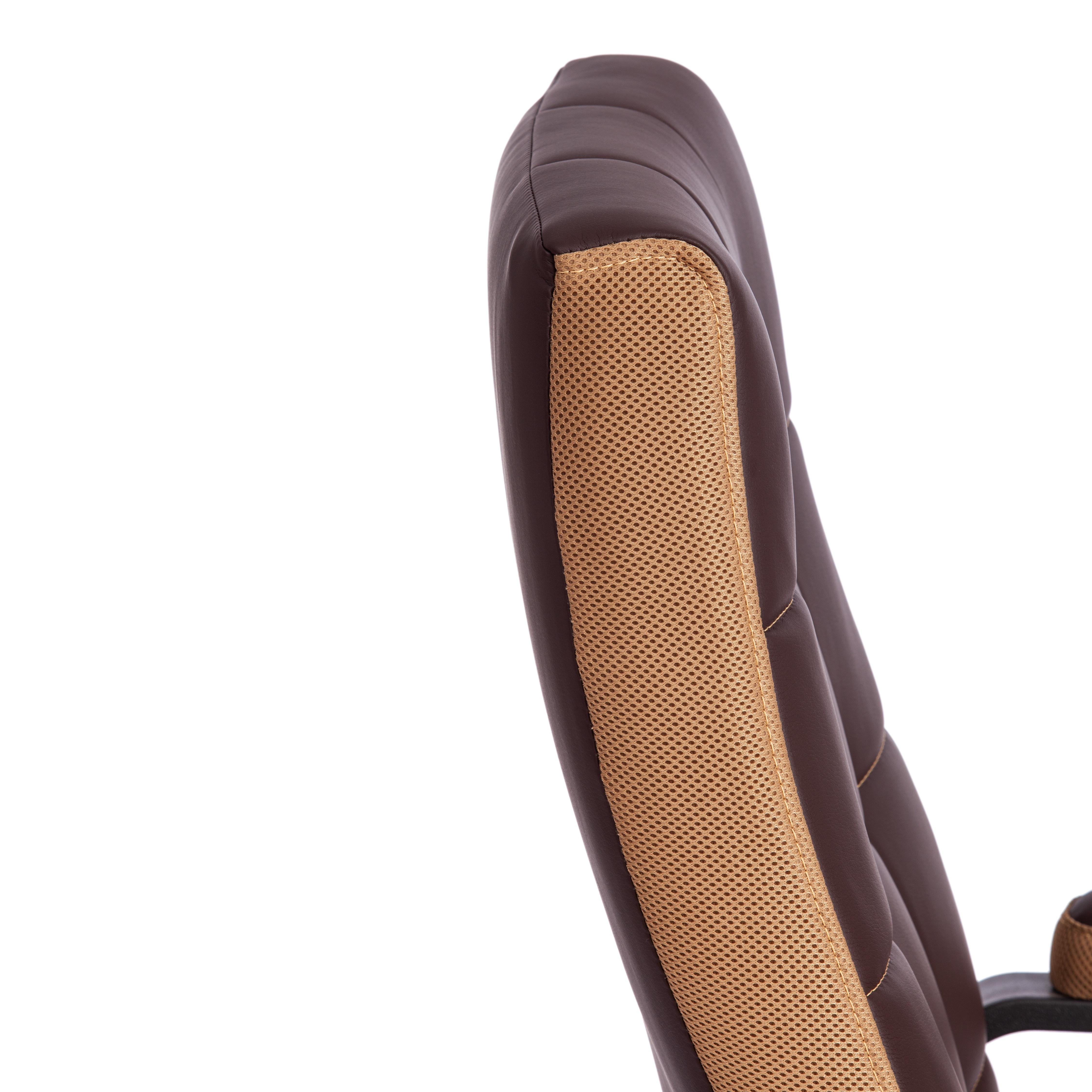 Компьютерное кресло TETCHAIR Тренди коричневый/бронзовый - фото 10