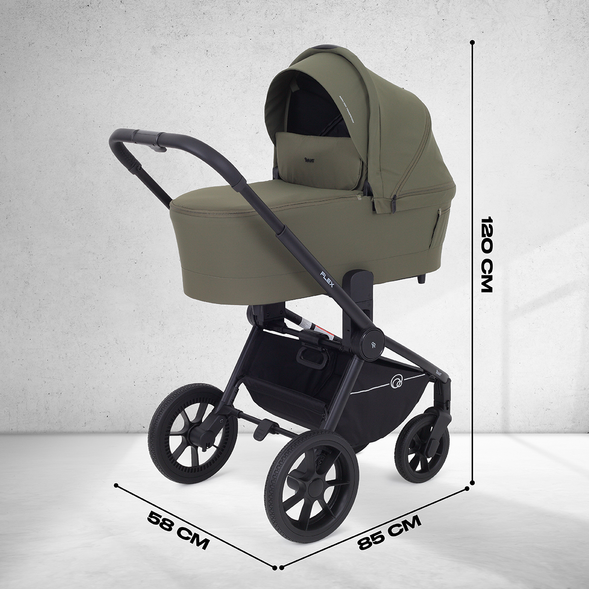 Коляска 3в1 Rant Flex 3 в 1 зеленый - фото 2