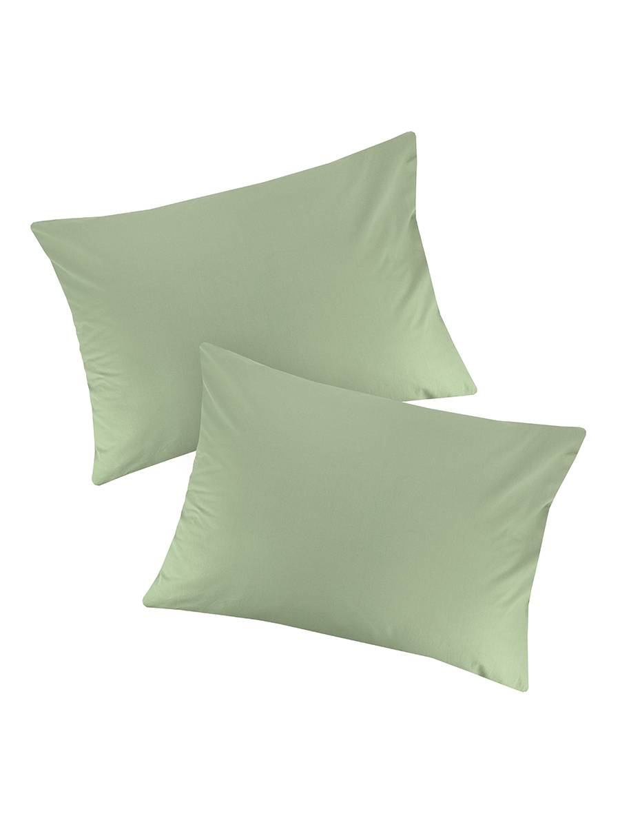 Наволочка BRAVO поплин оливка 70 x 50 см 2 шт. - фото 8