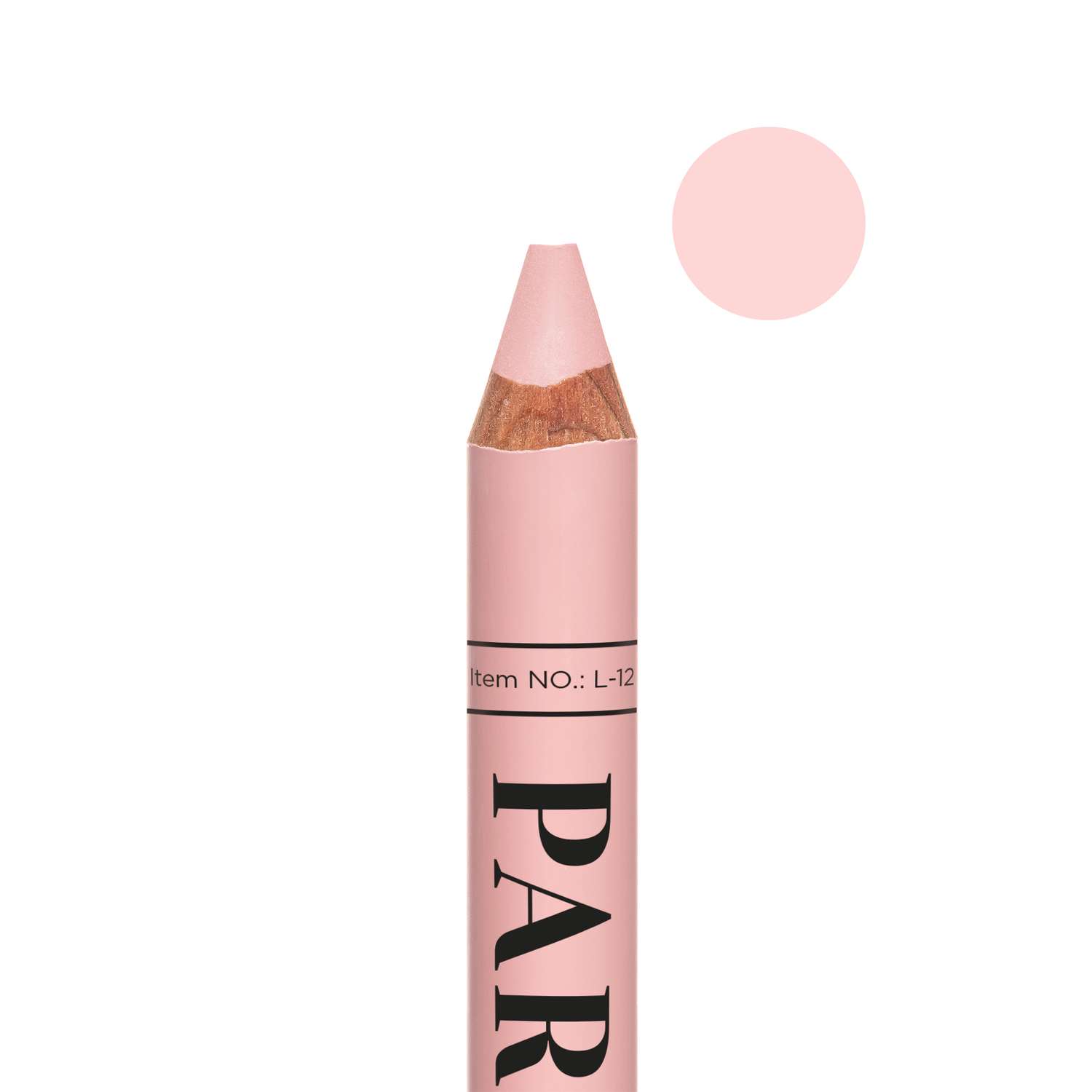 Помада-карандаш для губ Parisa Cosmetics L-12 № 01 Розовый нюд - фото 2