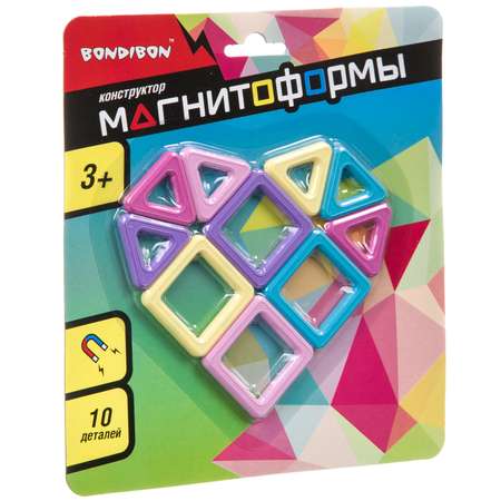 Конструктор Bondibon Магнитоформы Сердце магнитный