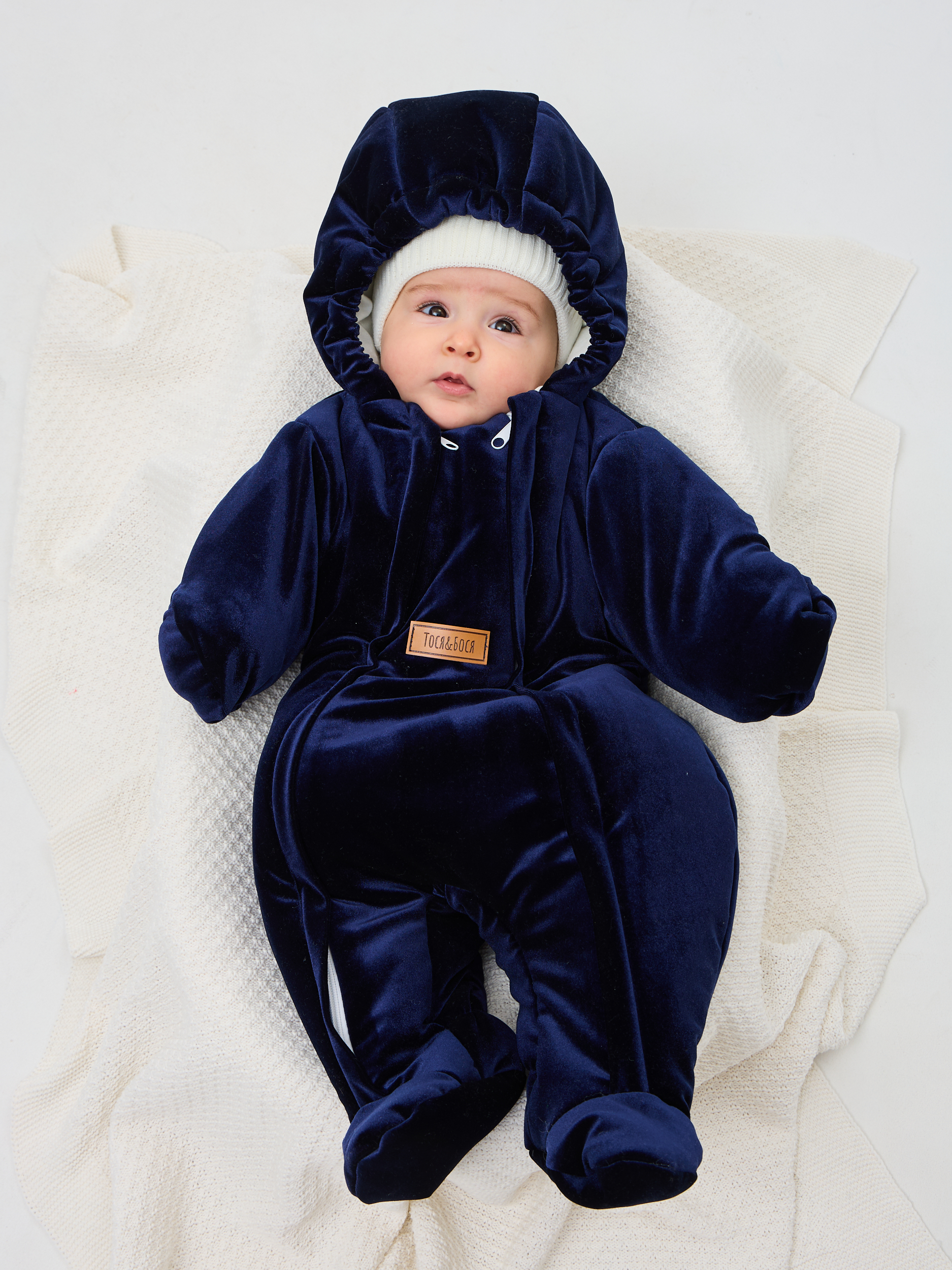 Конверт на выписку ТОСЯ БОСЯ Смокинг синий - фото 20