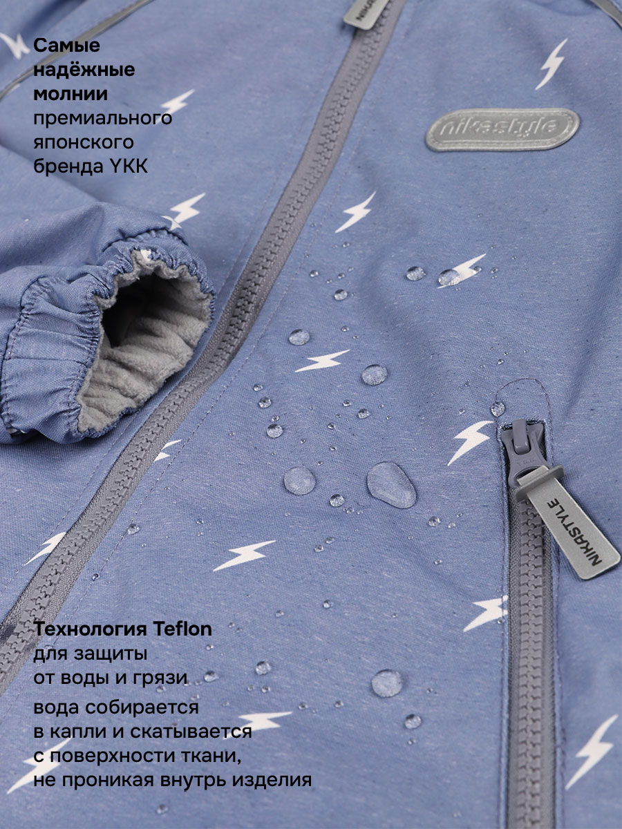 Ветровка NIKASTYLE 4л2326 деним - фото 6