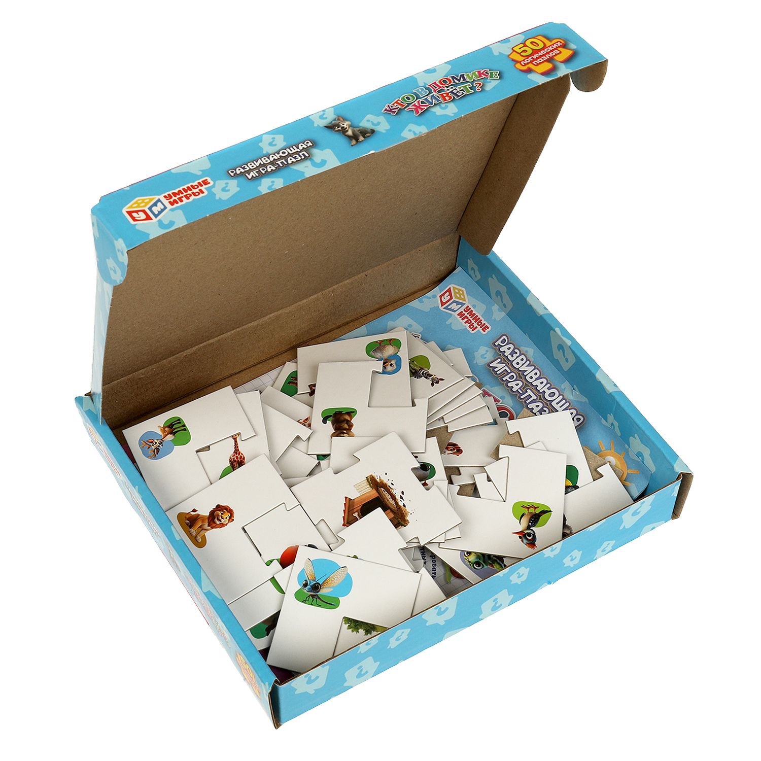 Настольная игра Умные игры Пазл Кто в домике живёт - фото 3