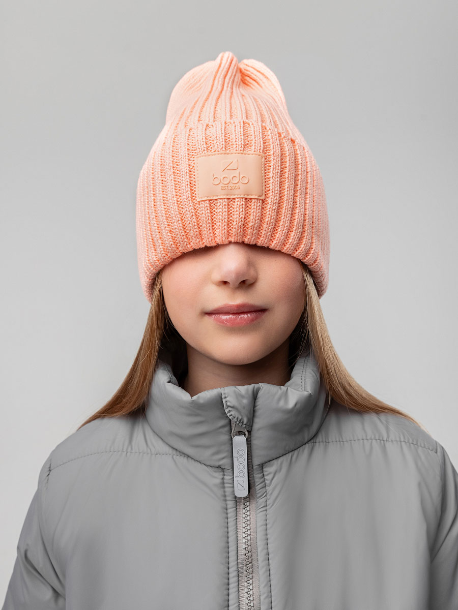 Шапка Bodo 10-363MU_персиковый - фото 3