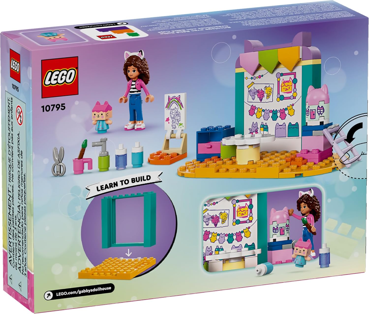 Конструктор LEGO Gabbys Dollhouse Работа с детской коробкой 60 дет. - фото 2