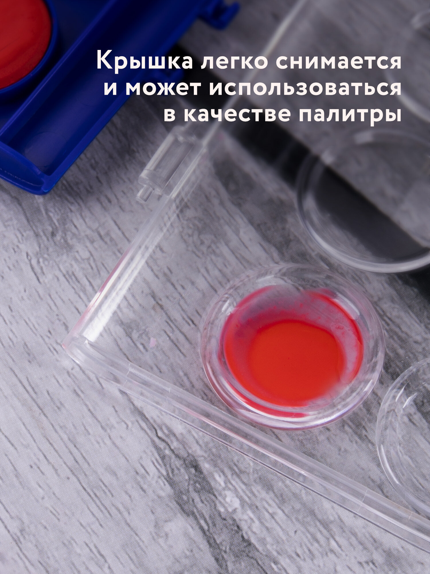 Краски акварель Brauberg 6 цв. - фото 3