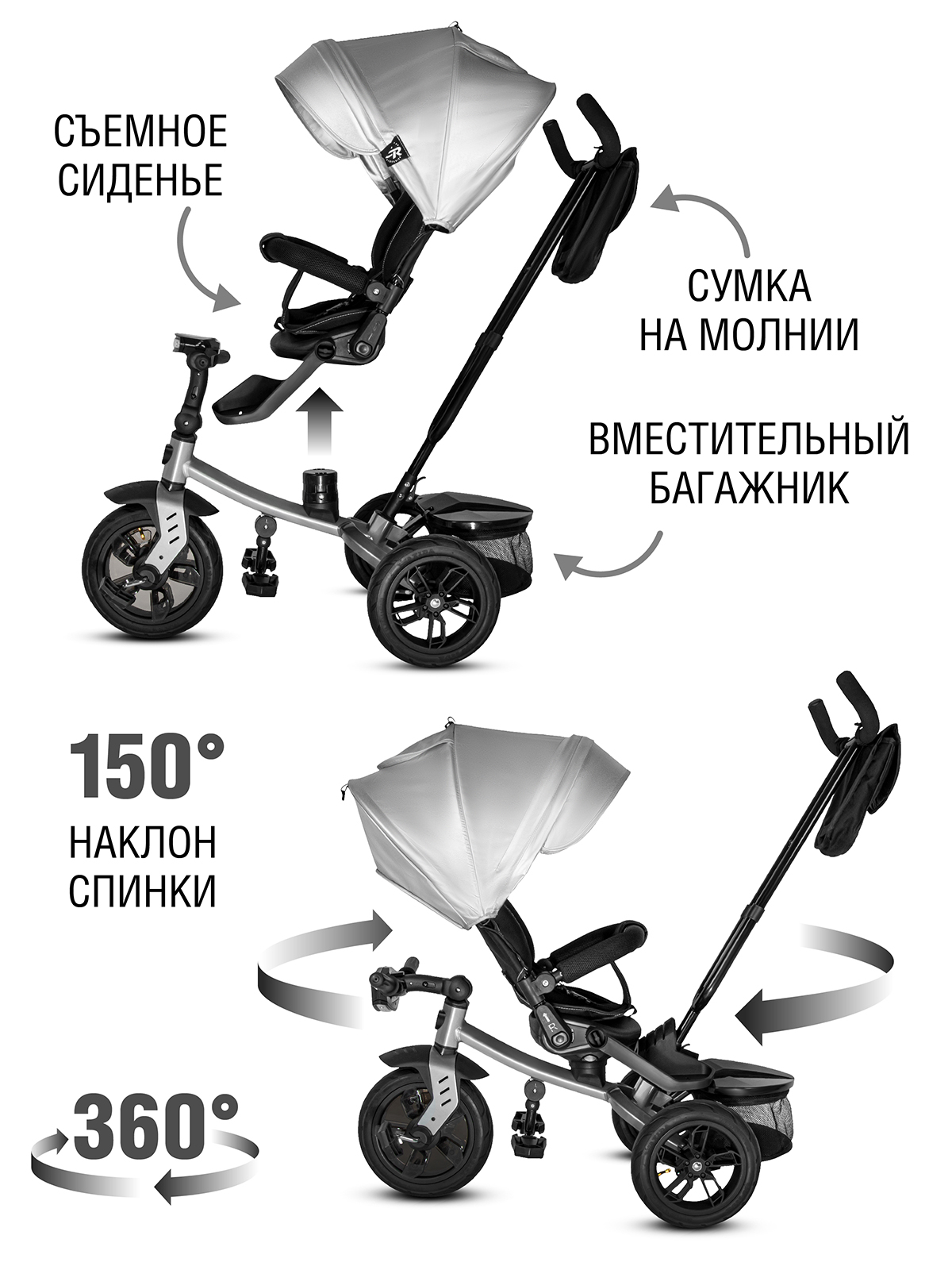 Трехколесный велосипед CITYRIDE - фото 2