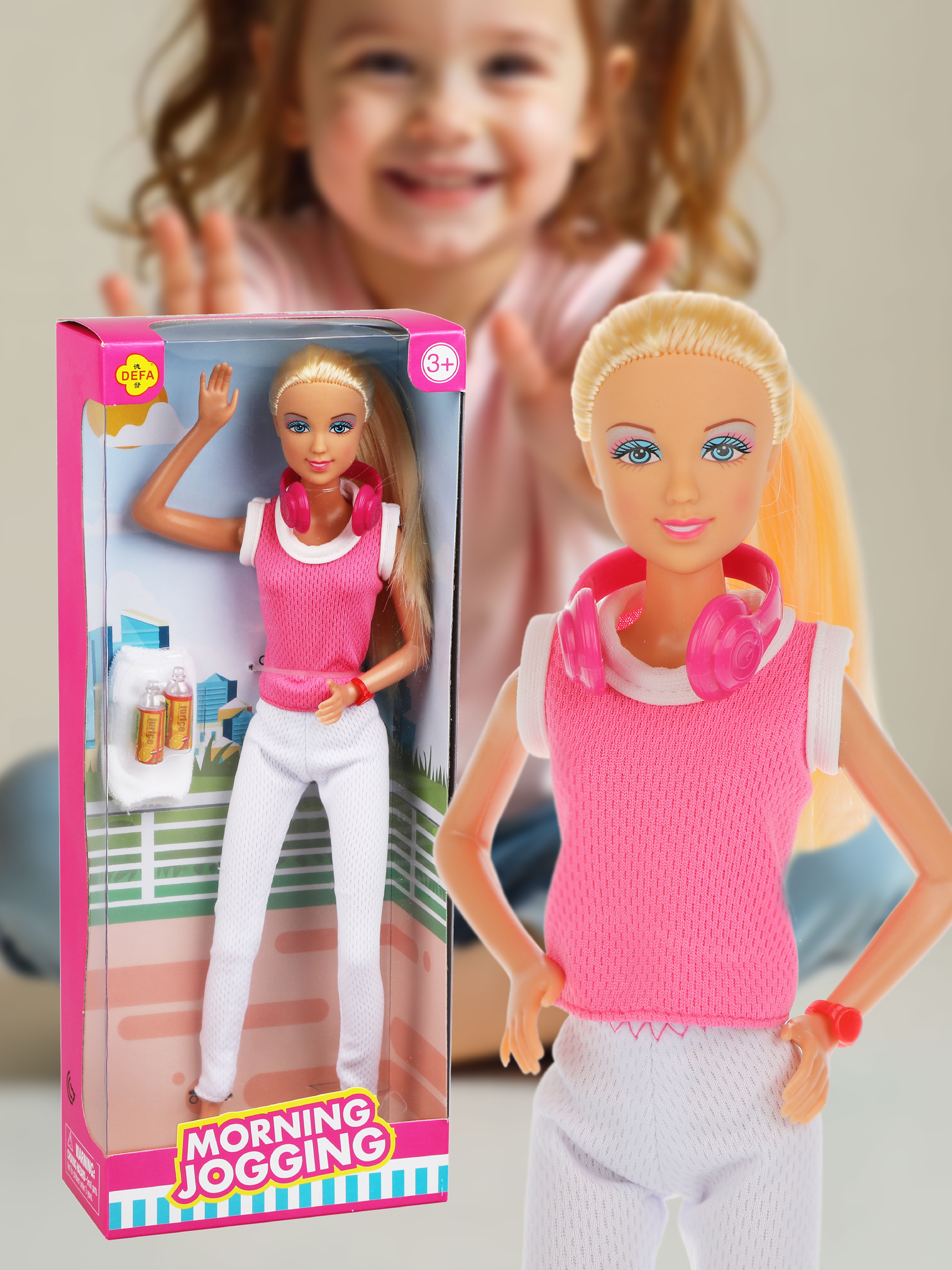 Кукла модельная Defa Lucy На пробежке высота 29 см 800329 - фото 3