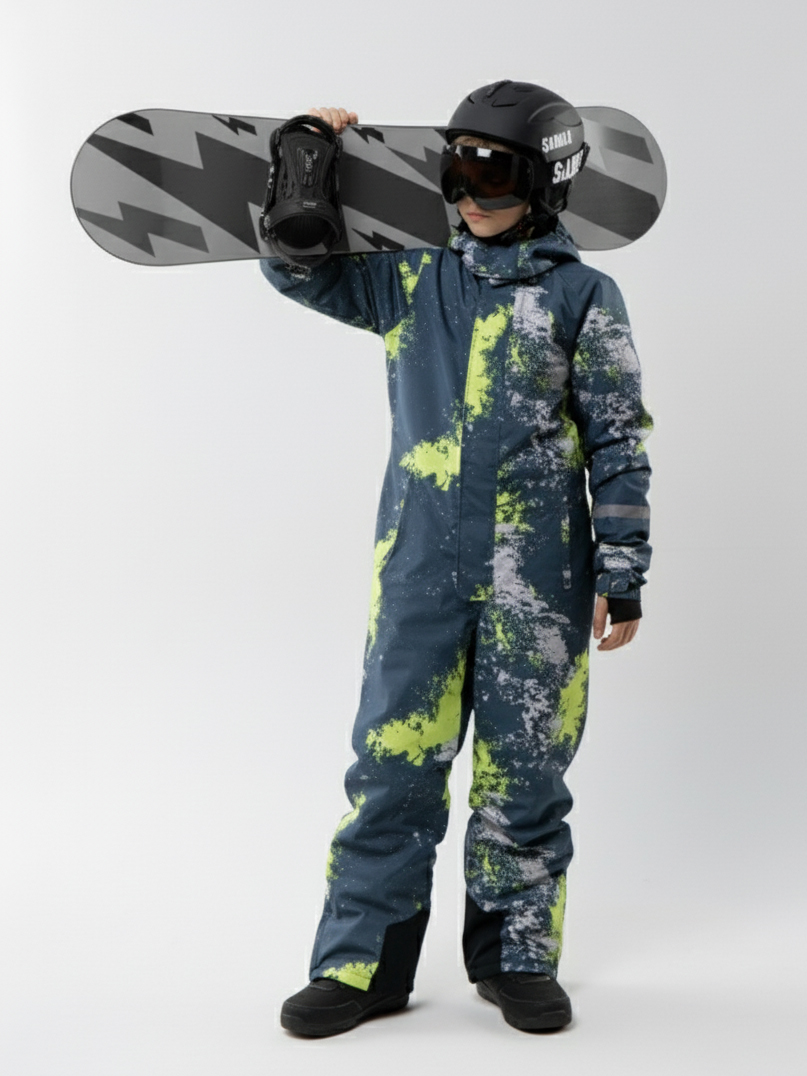 Комбинезон Saimaa GLO-12 зелено-желтый - фото 1