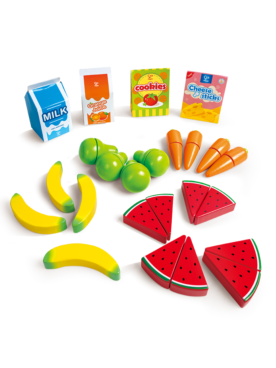 Игровой набор Hape продукты, прилавок, касса - фото 9