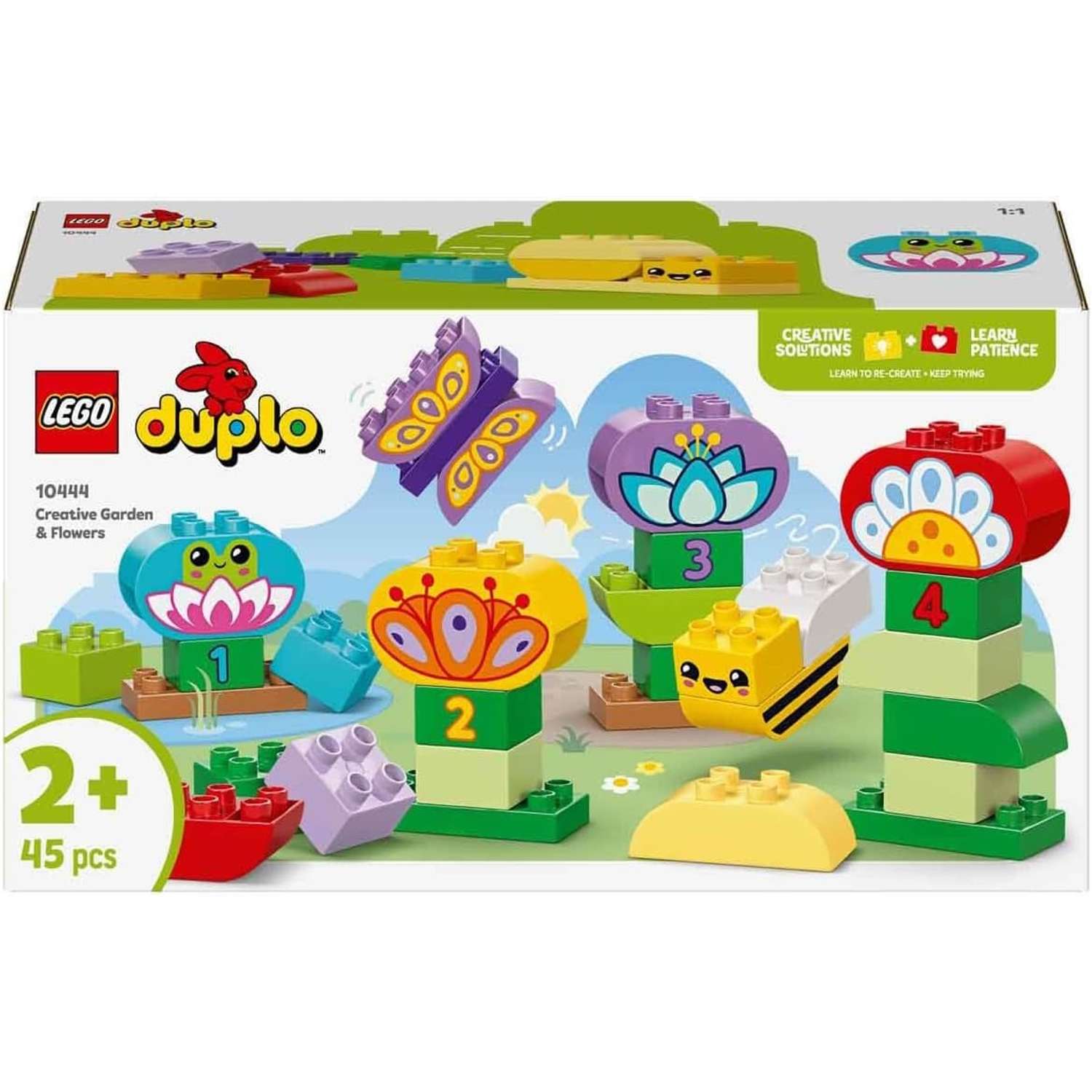 Конструктор LEGO DUPLO Креативный цветочный сад блочный - фото 2
