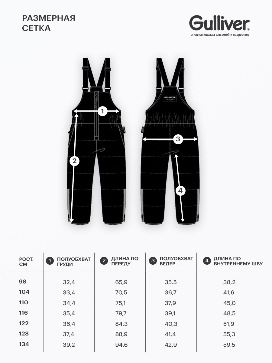 Полукомбинезон Gulliver 22404BMC6703 - фото 7