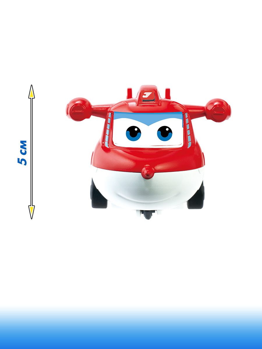 Автомобиль Super Wings Забавный самолётик Джетт EU780130-1 - фото 3
