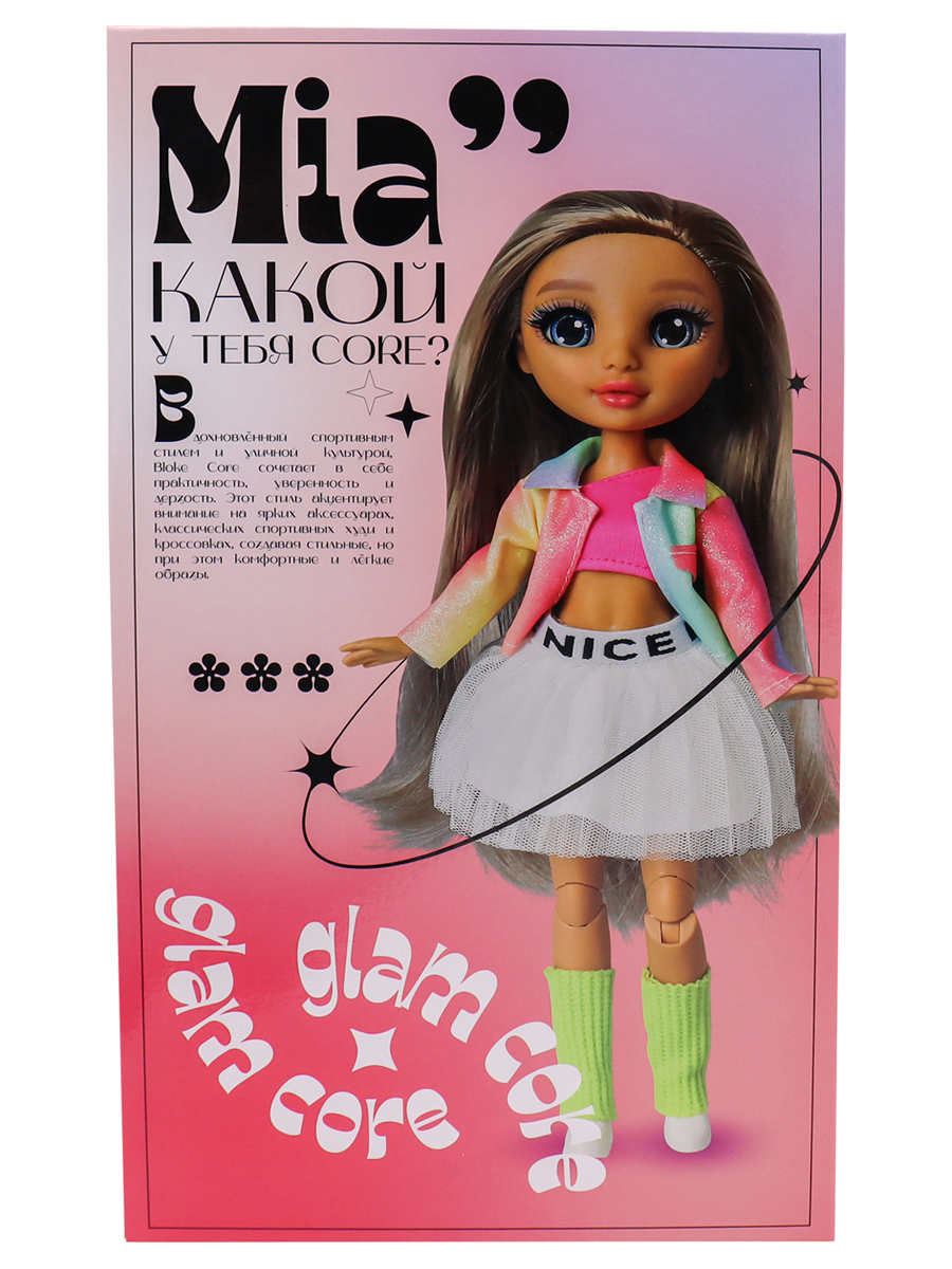 Кукла модельная Glam Core Мия высота 23 см GC2504 - фото 9