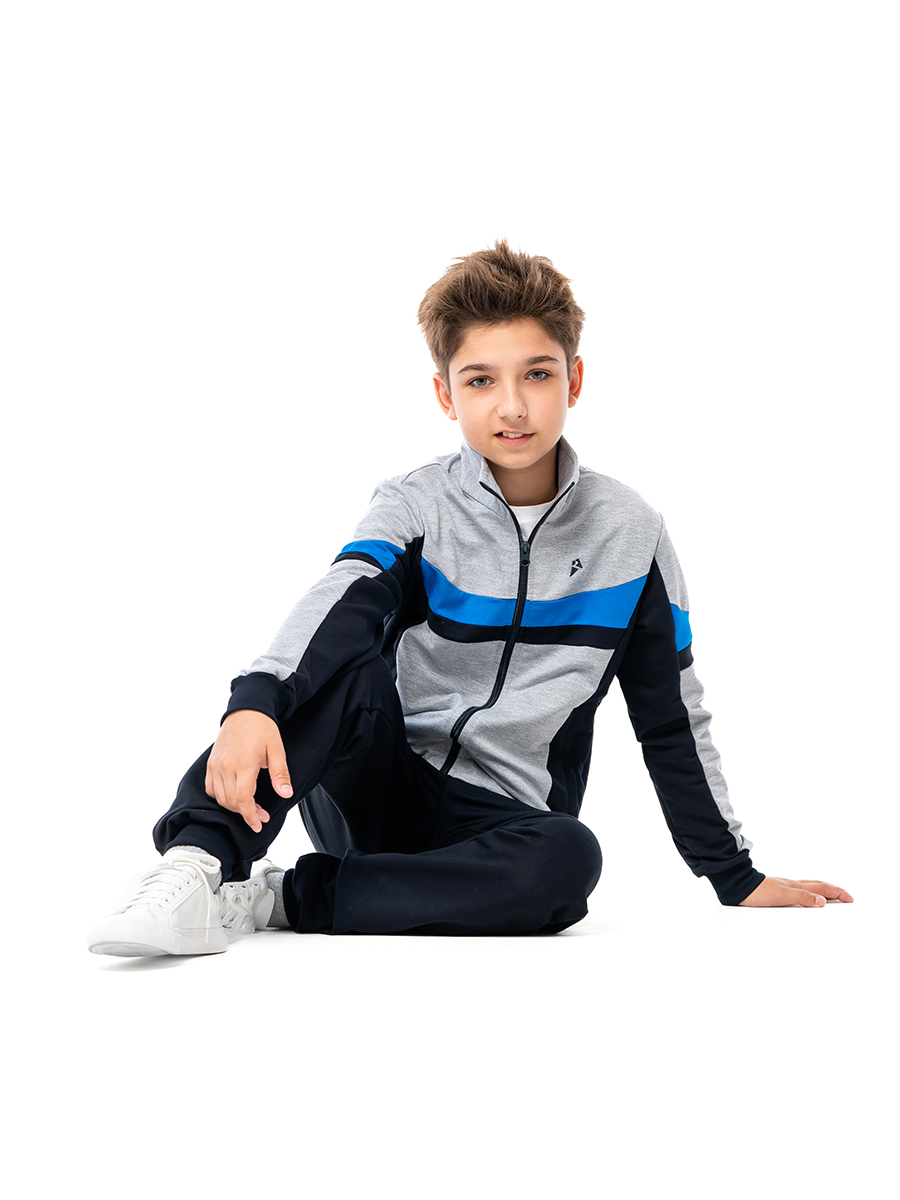 Спортивный костюм RODOS М-188/синий_светло-серый_голубой - фото 4