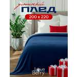 Плед LOVEBERRY Королевский велсофт 200 x 220 см