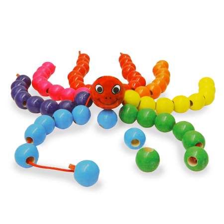 Игрушка Mapacha шнуровка Монтессори Бусиног