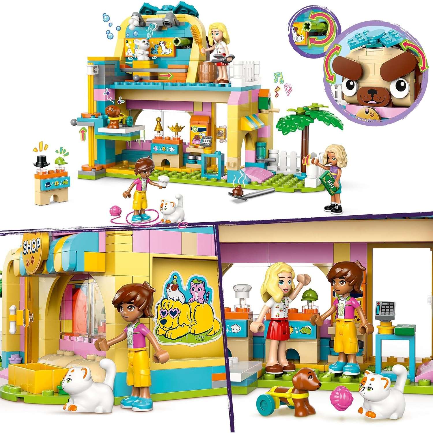 Конструктор LEGO Friends Магазин аксессуаров блочный - фото 3