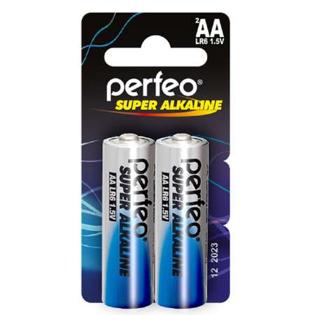Батарейки Perfeo Super Alkaline щелочные АА 2 штуки