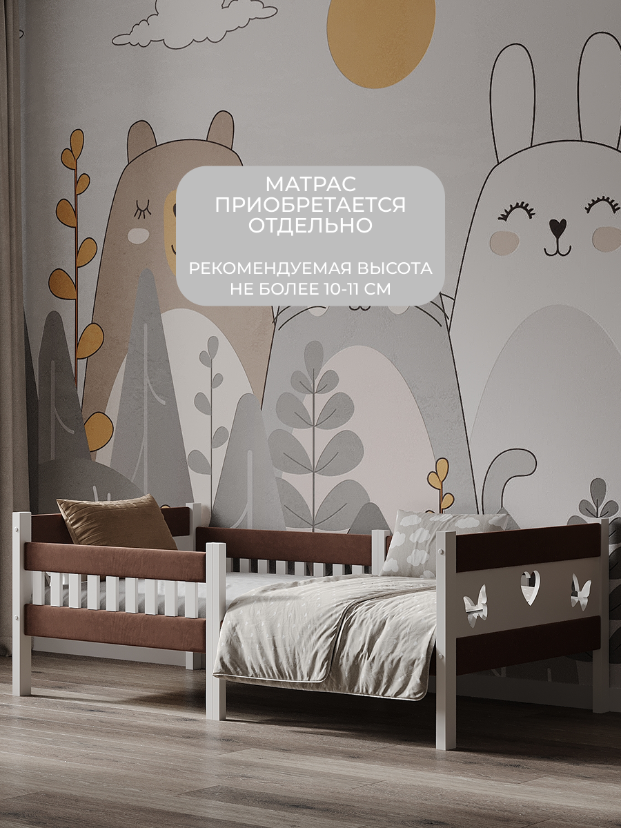 Кровать подростковая Moms charm (коричневый) - фото 4