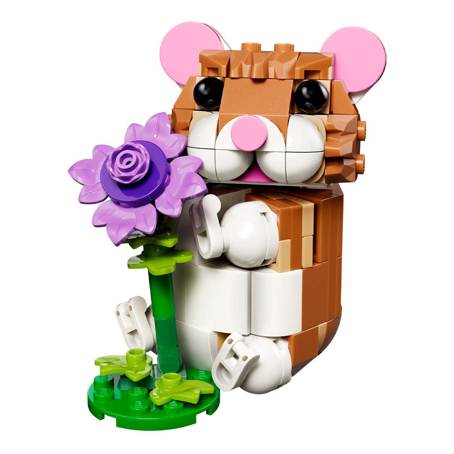 Конструктор LEGO Creator Милый хомяк с цветком 166 дет. - фото 6