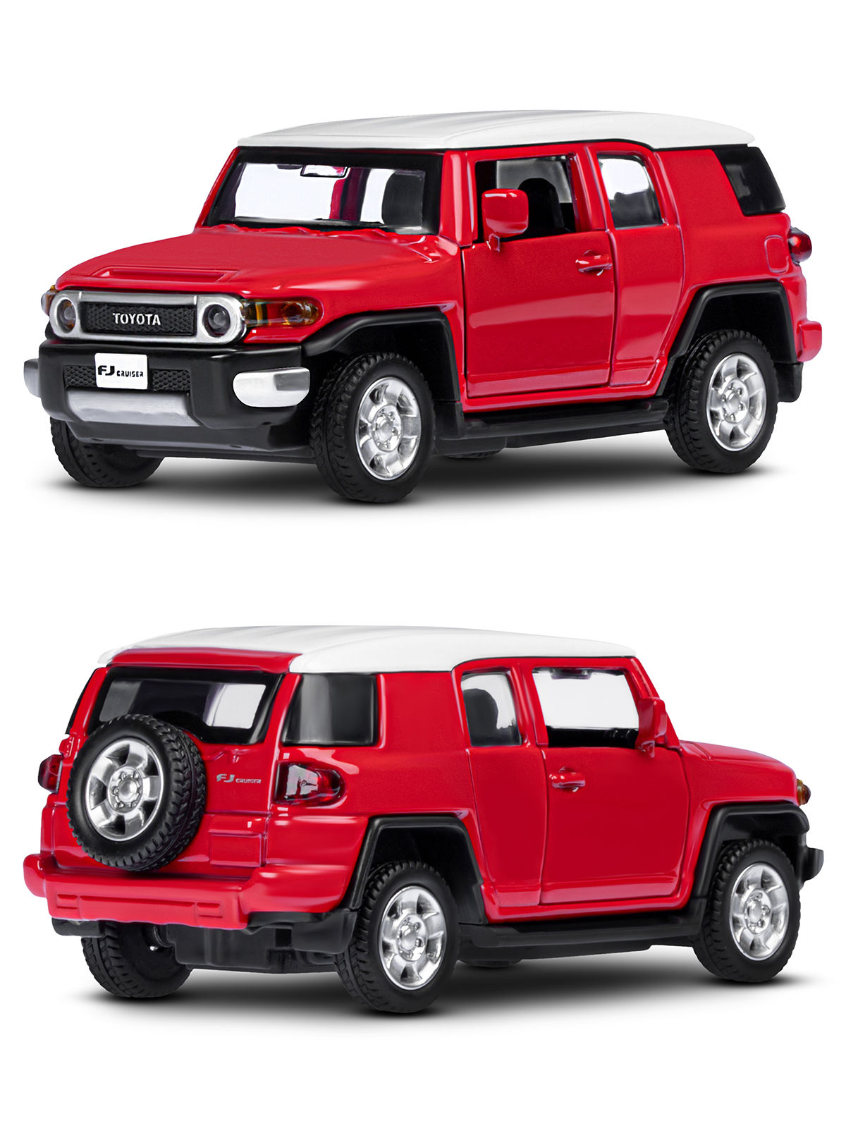Внедорожник АВТОпанорама Toyota FJ Cruiser 1:43 JB1251265 - фото 6