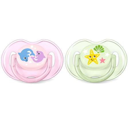 Пустышка Philips Avent от 0 мес. 2 шт.