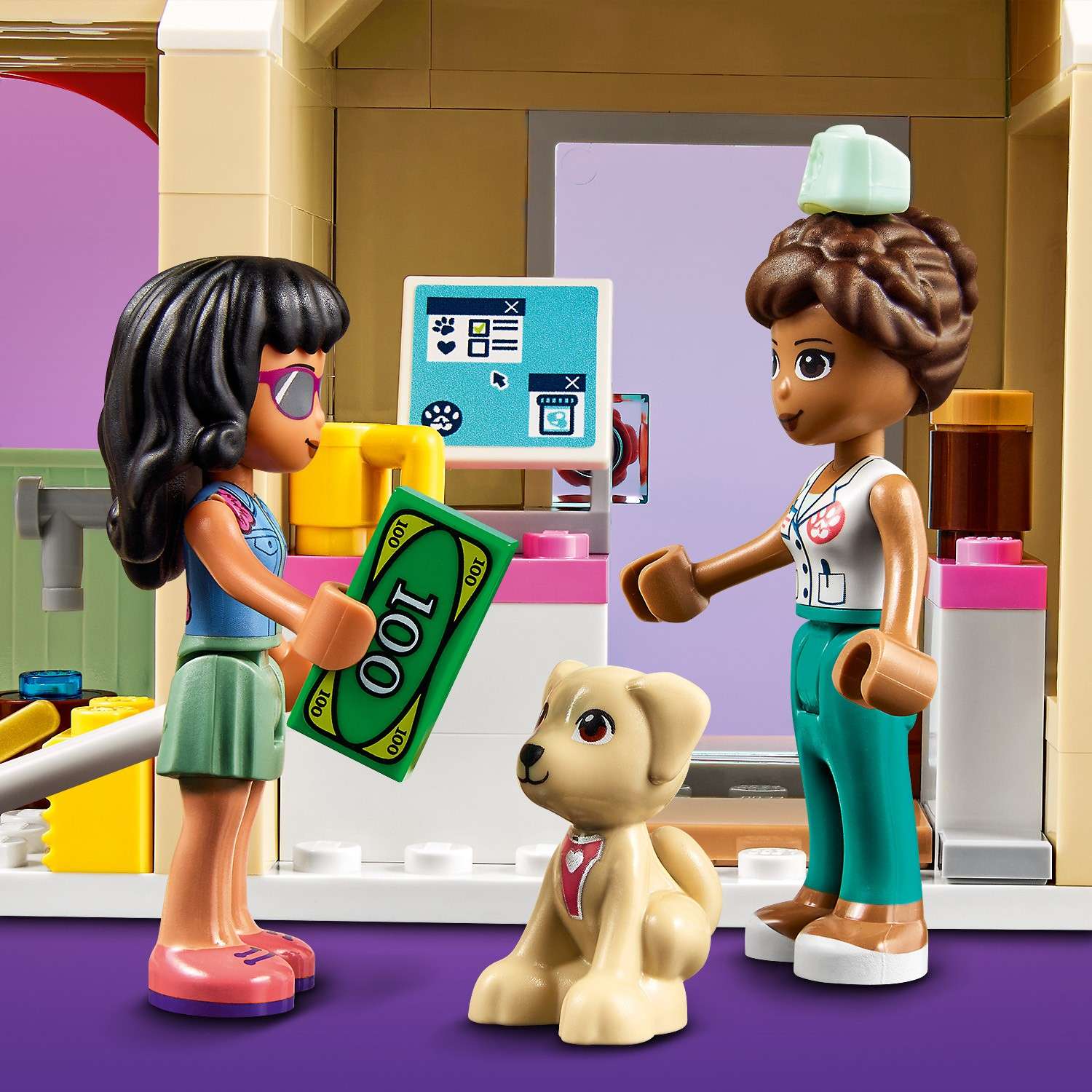 Конструктор LEGO Friends Ветеринария Хартлейк-Сити блочный - фото 5