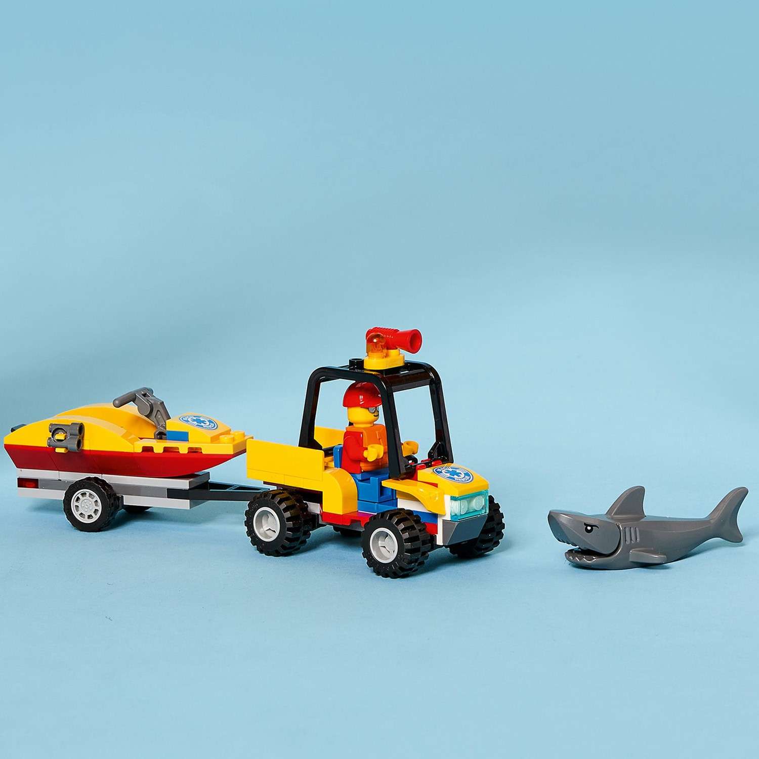 Конструктор LEGO City Пляжный спасательный вездеход блочный - фото 5