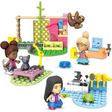 Конструктор Mega Construx Barbie Салон для животных блочный