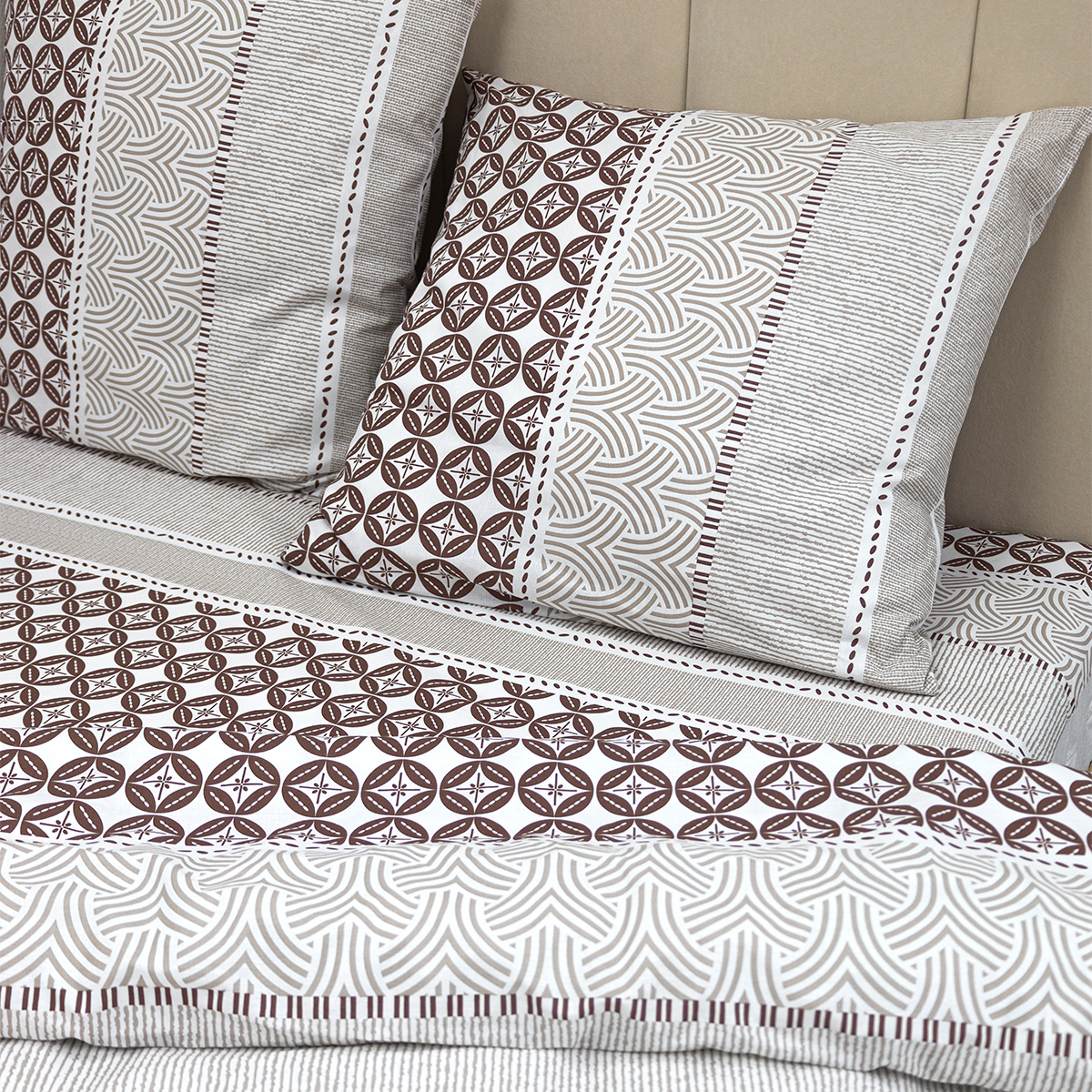 Комплект постельного белья BRAVO Кремат евро 4 предм. - фото 10