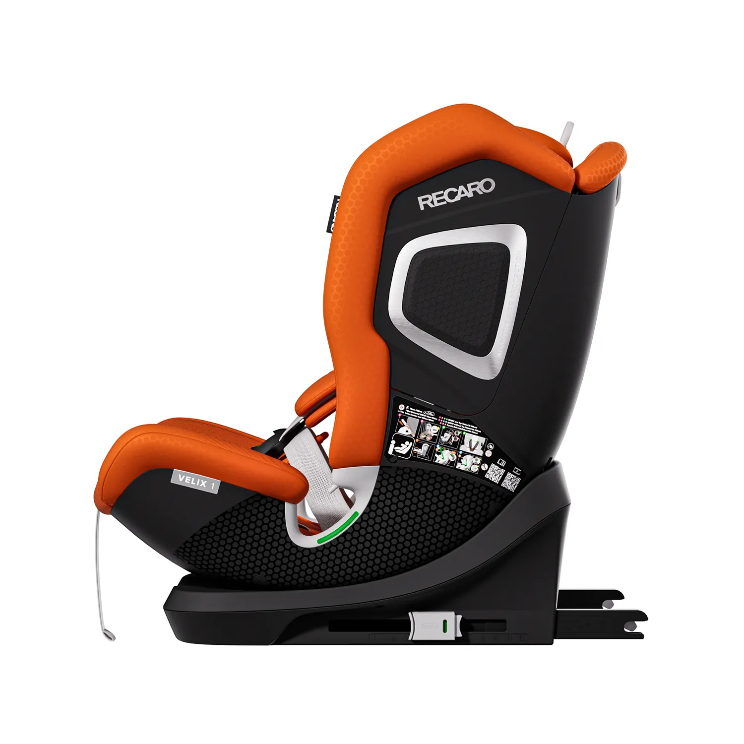Автокресло Recaro Velix 1 Isofix 1/2/3 (9-36 кг) оранжевый - фото 4