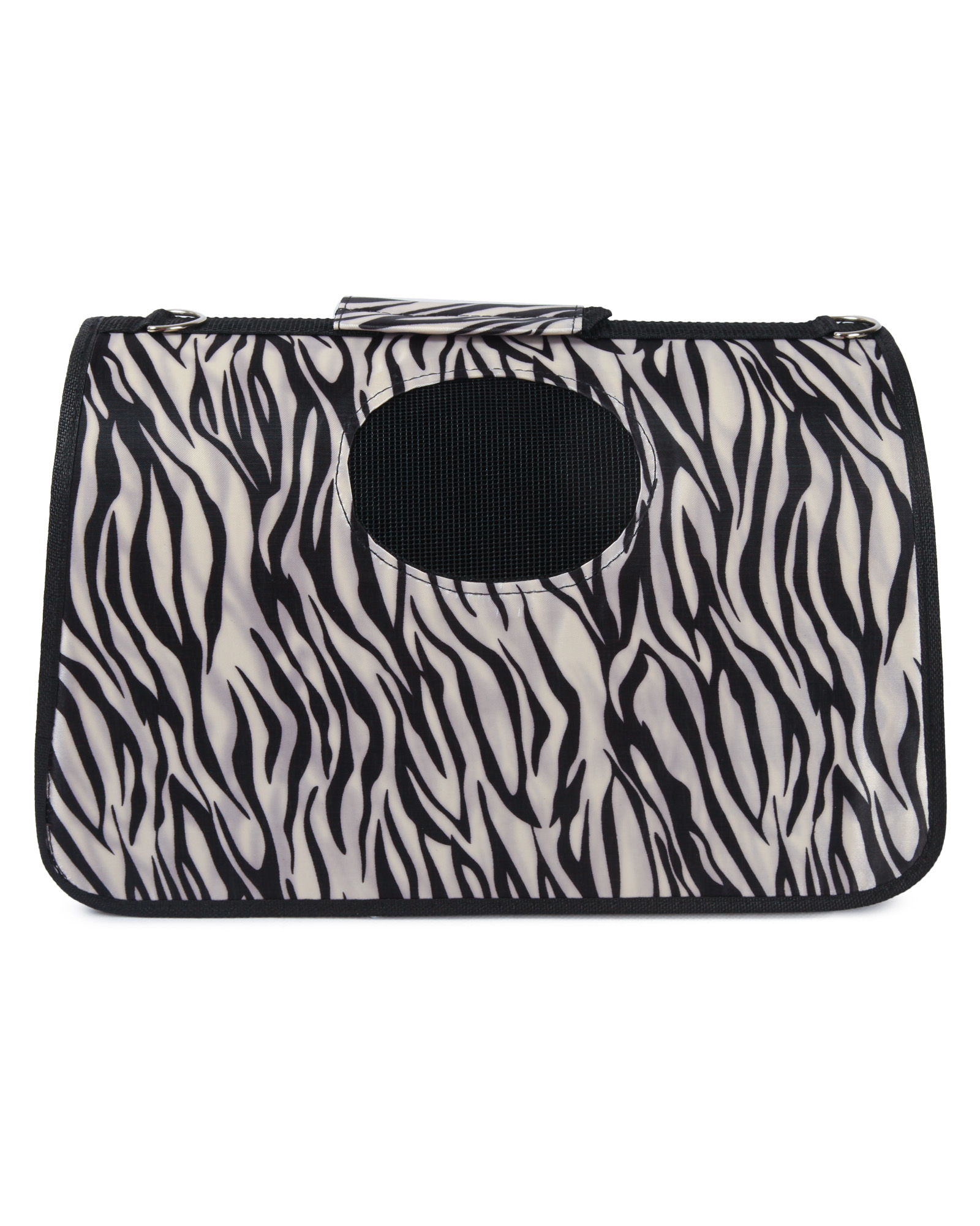 Переноска для непродуктивных животных Barbaks Зебра S 44*22*26см - фото 1