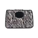 Переноска для непродуктивных животных Barbaks Зебра S 44*22*26см