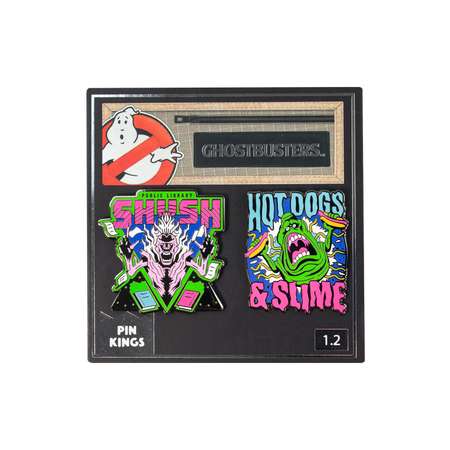 Значок GHOSTBUSTERS Охотники за привидениями 2 шт.