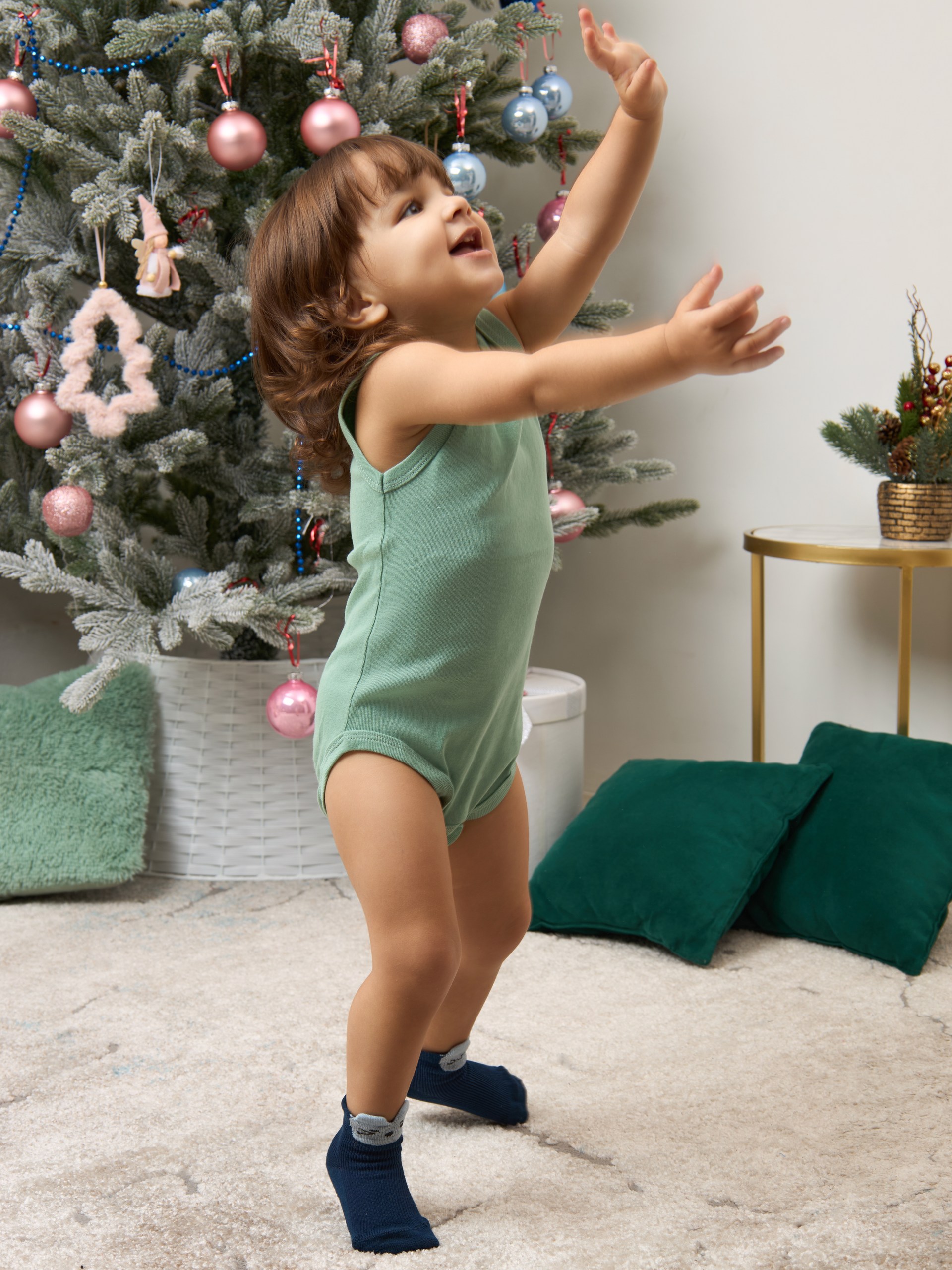 Боди 2 шт ALEX YVN Bdm2-56-белый-ментол - фото 13